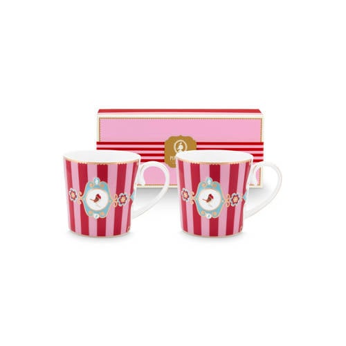 Pip Studio mok love birds (set van 2) afbeelding