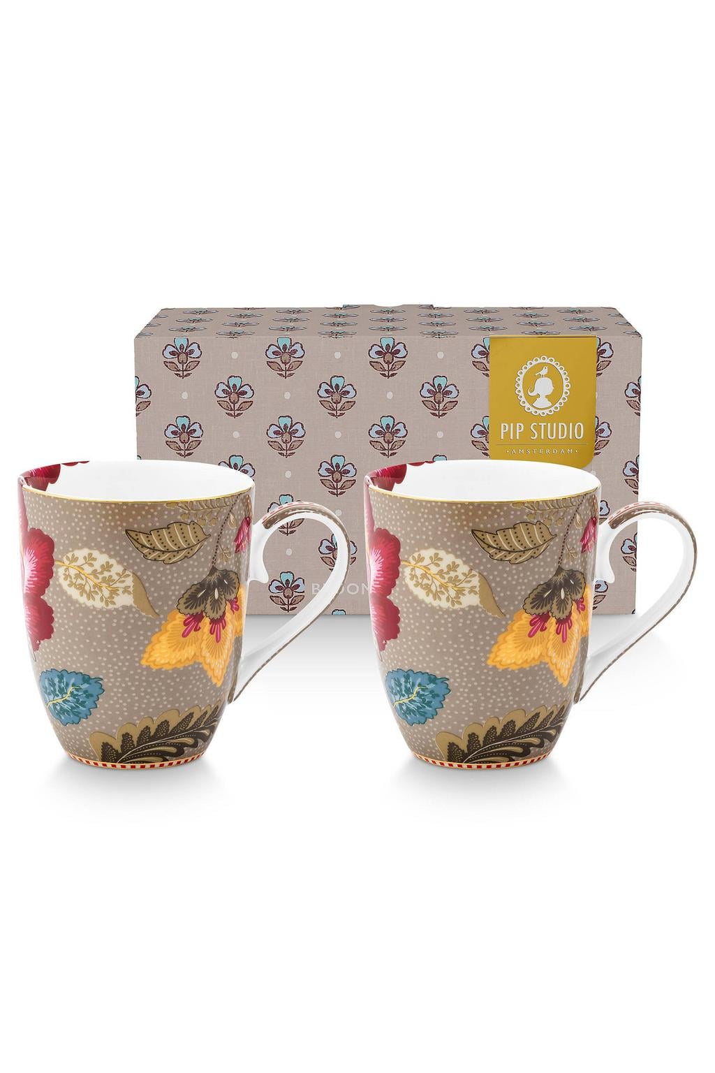 Pip Studio kopje blooming Tales (365 ml) (set van 2)
