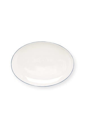 serveerbord White-Blue Line (30 cm)