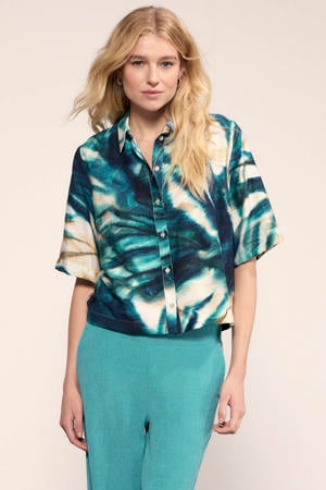 blouse donkergroen