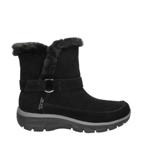 Skechers Hands-Free Slip-Ins Easy Going gevoerde enkelboots zwart afbeelding