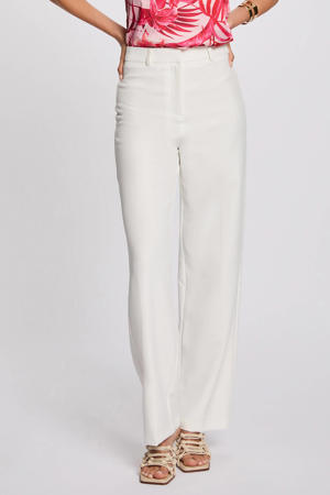 straight high waist pantalon