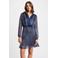 Morgan mini jurk met glitter donkerblauw