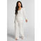 Hunkemöller pyjamabroek Pointelle wit