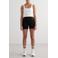 Aim'n sportshort Ribbed  Seamless zwart