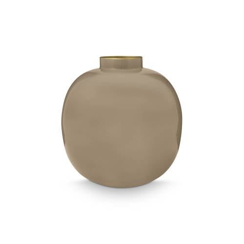 Pip Studio vaas metaal (naturel) (23 cm) afbeelding