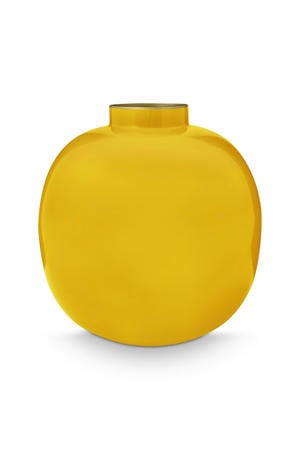 vaas metaal (geel) (23 cm)