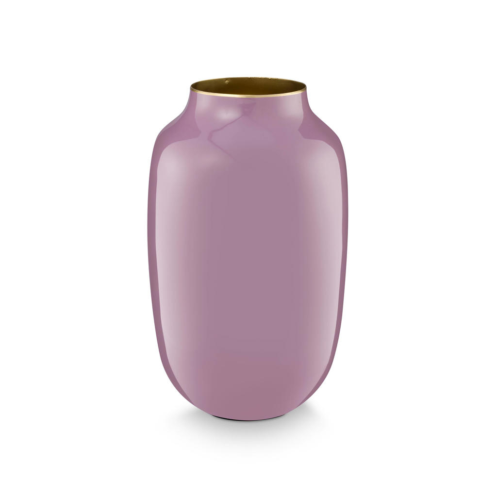 Pip Studio vaas metaal (paars) (30 cm)