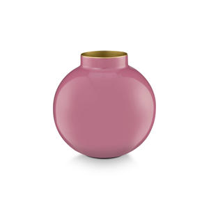 vaas metaal (Roze) (17 cm)