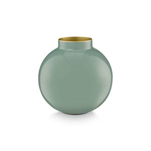 vaas metaal (groen) (17 cm)