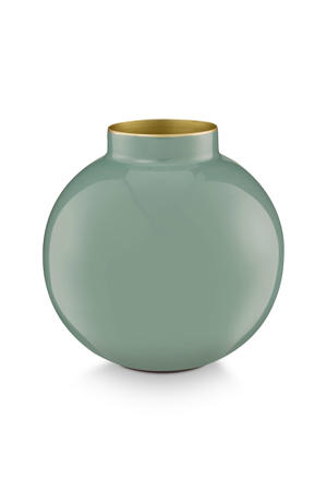 vaas metaal (groen) (17 cm)
