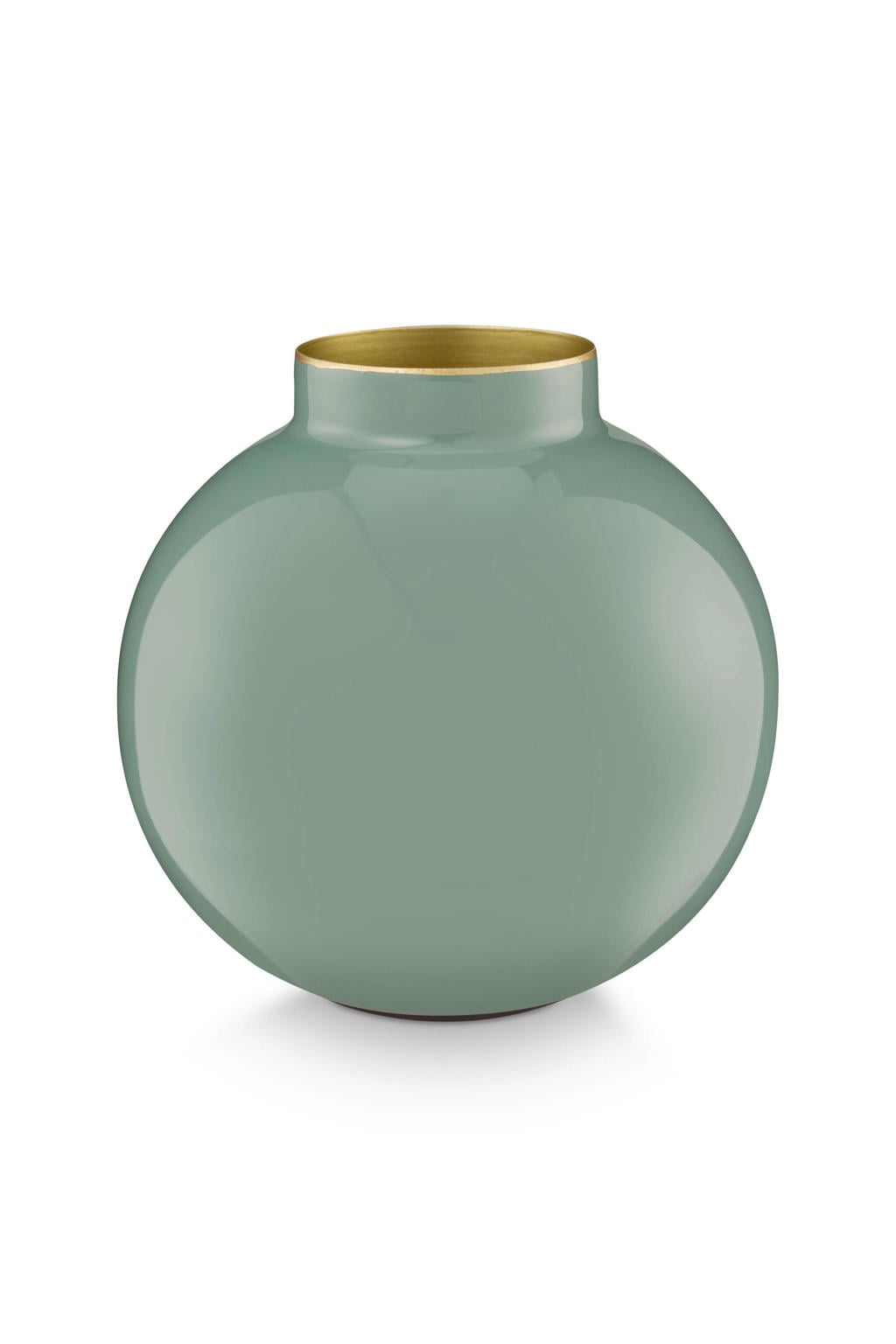 Pip Studio vaas metaal (groen) (17 cm)