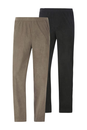 +FIT Collectie HESTALD corduroy loose casual broek Plus Size donkerblauw - (set van 2)