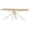 WOOOD Tablo Eettafel Deens Ovaal VJ 220 cm - Eikenhout - Transparant
