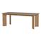 WOOOD WOOOD Tablo Eettafel Afgerond DL 180 cm - Eikenhout - Transparant