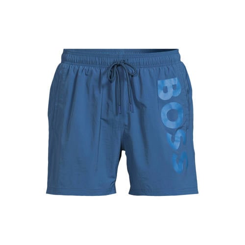 BOSS zwemshort Octopus blauw afbeelding