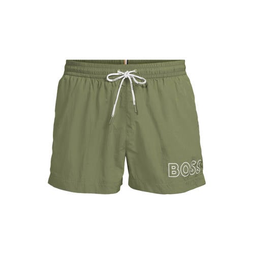 BOSS zwemshort Mooneye olijfgroen afbeelding