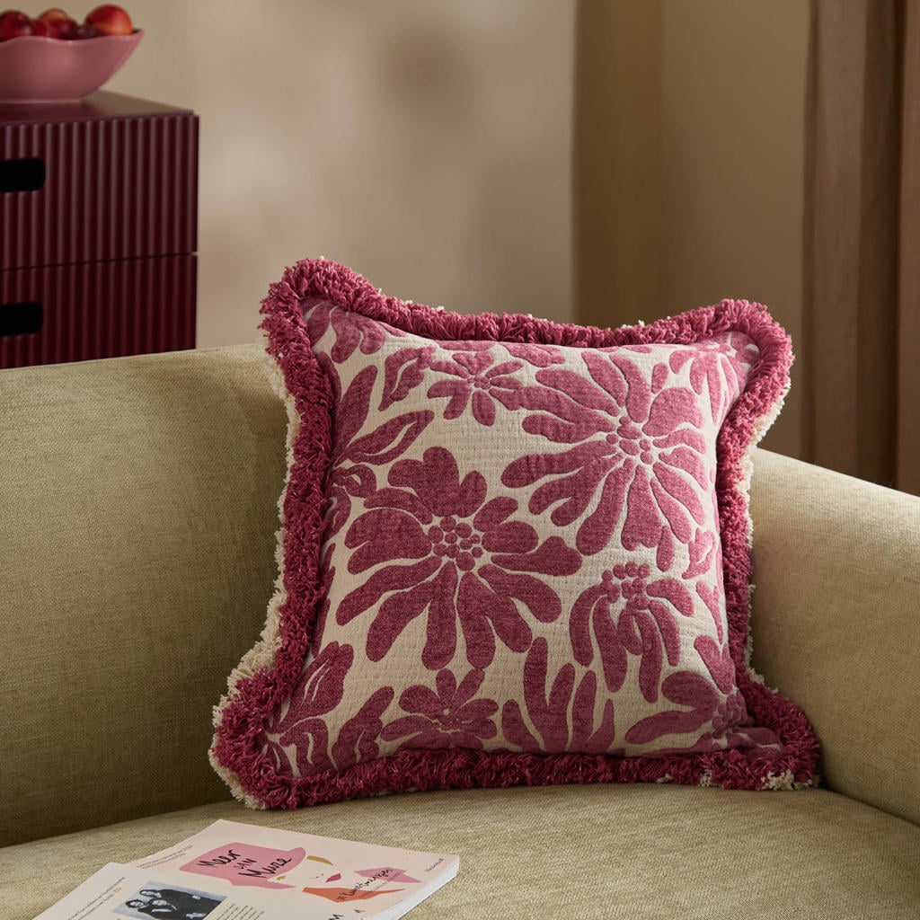 NOUS Living sierkussenhoes Rosadea (45x45 cm)