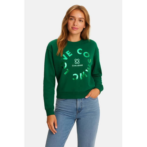 Cars sweater donkergroen afbeelding