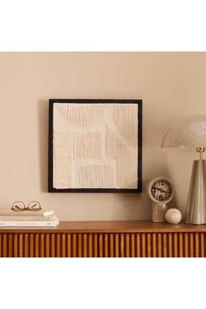 wanddecoratie Ravienna créme (50x50 cm)