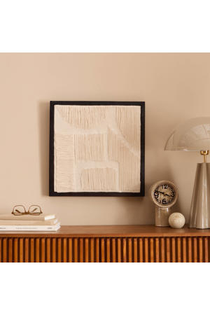 wanddecoratie Ravienna créme (50x50 cm)