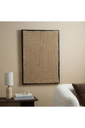 wanddecoratie Ruccia zand (70x100 cm)