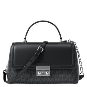 crossbody tas Tribeca XS met logoprint zwart