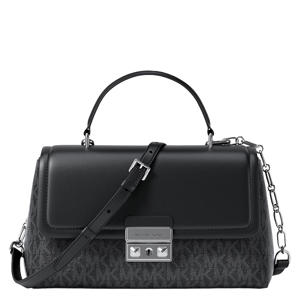 crossbody tas Tribeca XS met logoprint zwart