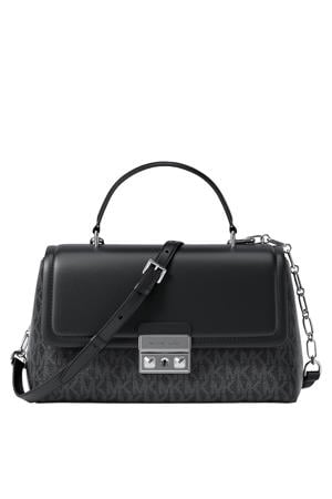crossbody tas Tribeca XS met logoprint zwart