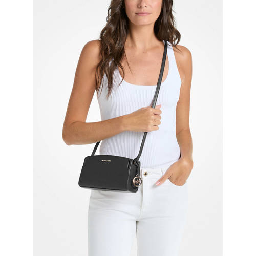 Michael Kors leren crossbody tas Becca zwart afbeelding