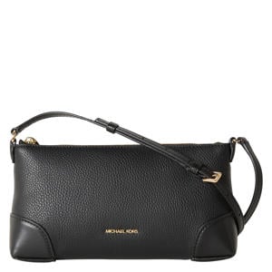 leren crossbody tas Murphy zwart