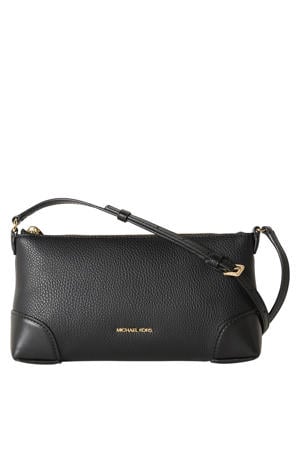 leren crossbody tas Murphy zwart