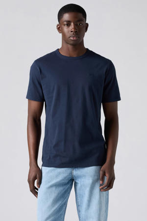 regular T-shirt donkerblauw