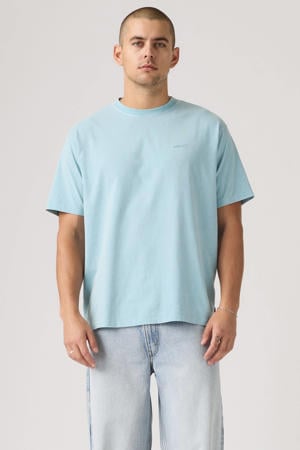 relaxed T-shirt lichtblauw