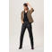 Miss Etam gebreid vest goud met glitter