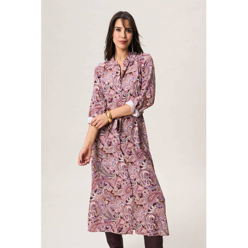 Miss Etam blousejurk paars afbeelding