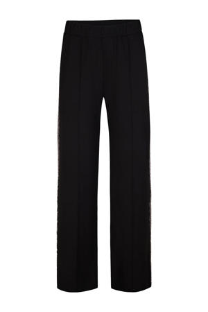 straight high waist casual broek