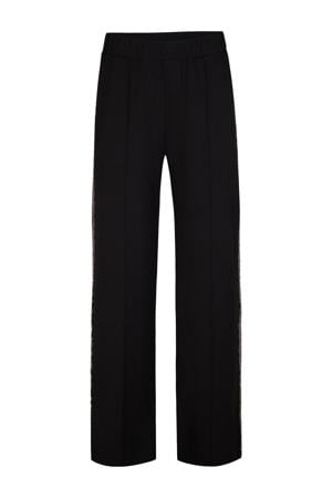 straight high waist casual broek