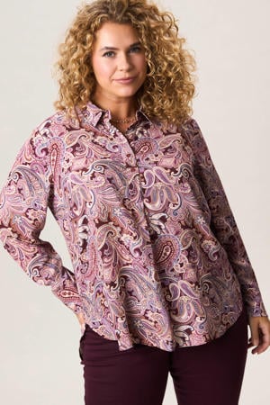 blouse paars
