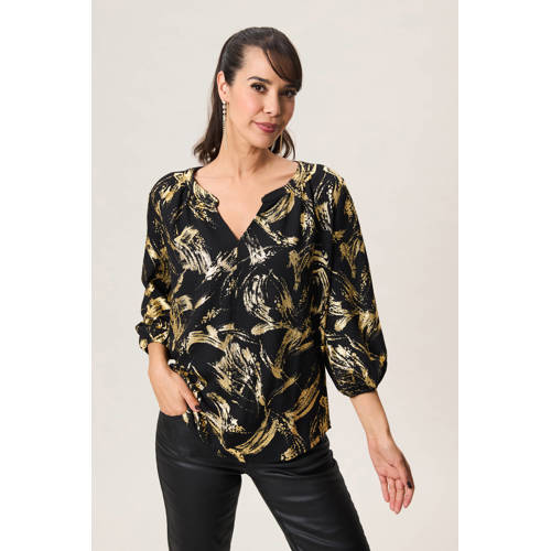 Miss Etam blousetop all over print afbeelding