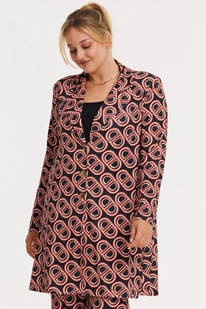 regular blazer zwart