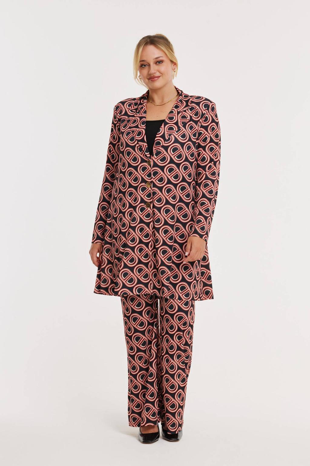 YOEK regular blazer zwart