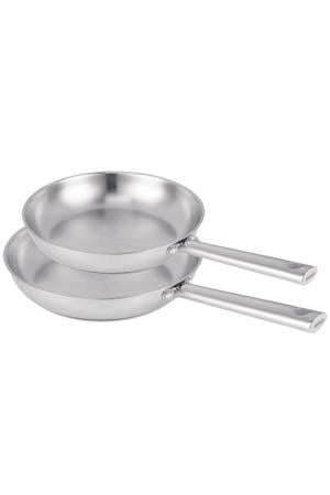  Koekenpannenset Cicla - RVS - ø 24 & 28 cm