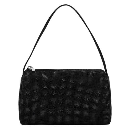 Mango handtas met strass zwart afbeelding