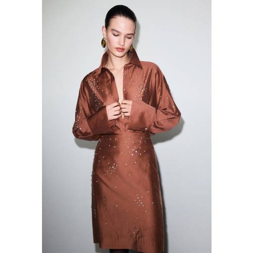 Mango blouse koper afbeelding