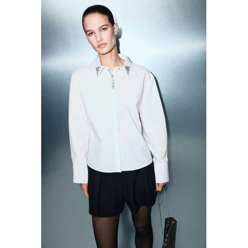Mango blouse wit afbeelding