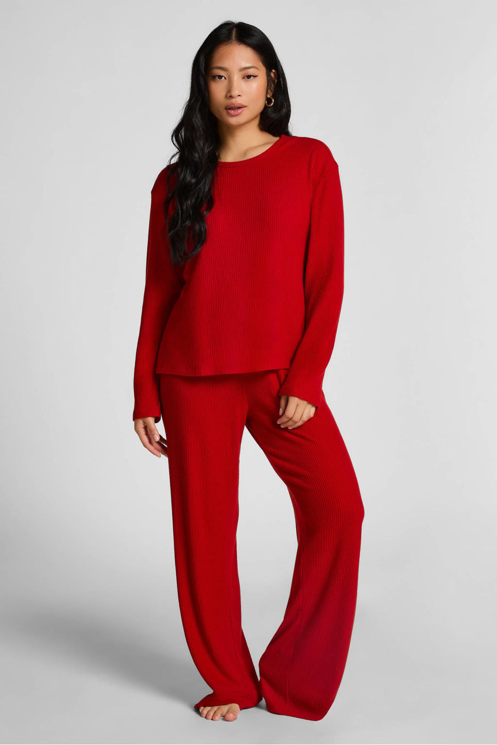 Hunkemöller pyjamatop rood