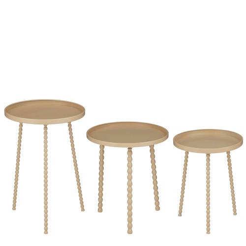 Mica Decorations bijzettafel Salvo – beige