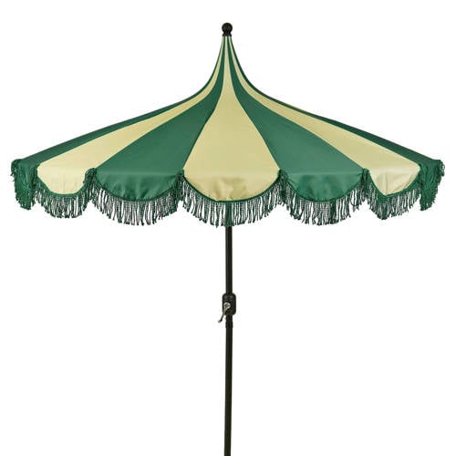 Mica Decorations parasol Kim (Ø 235cm) – donkergroen