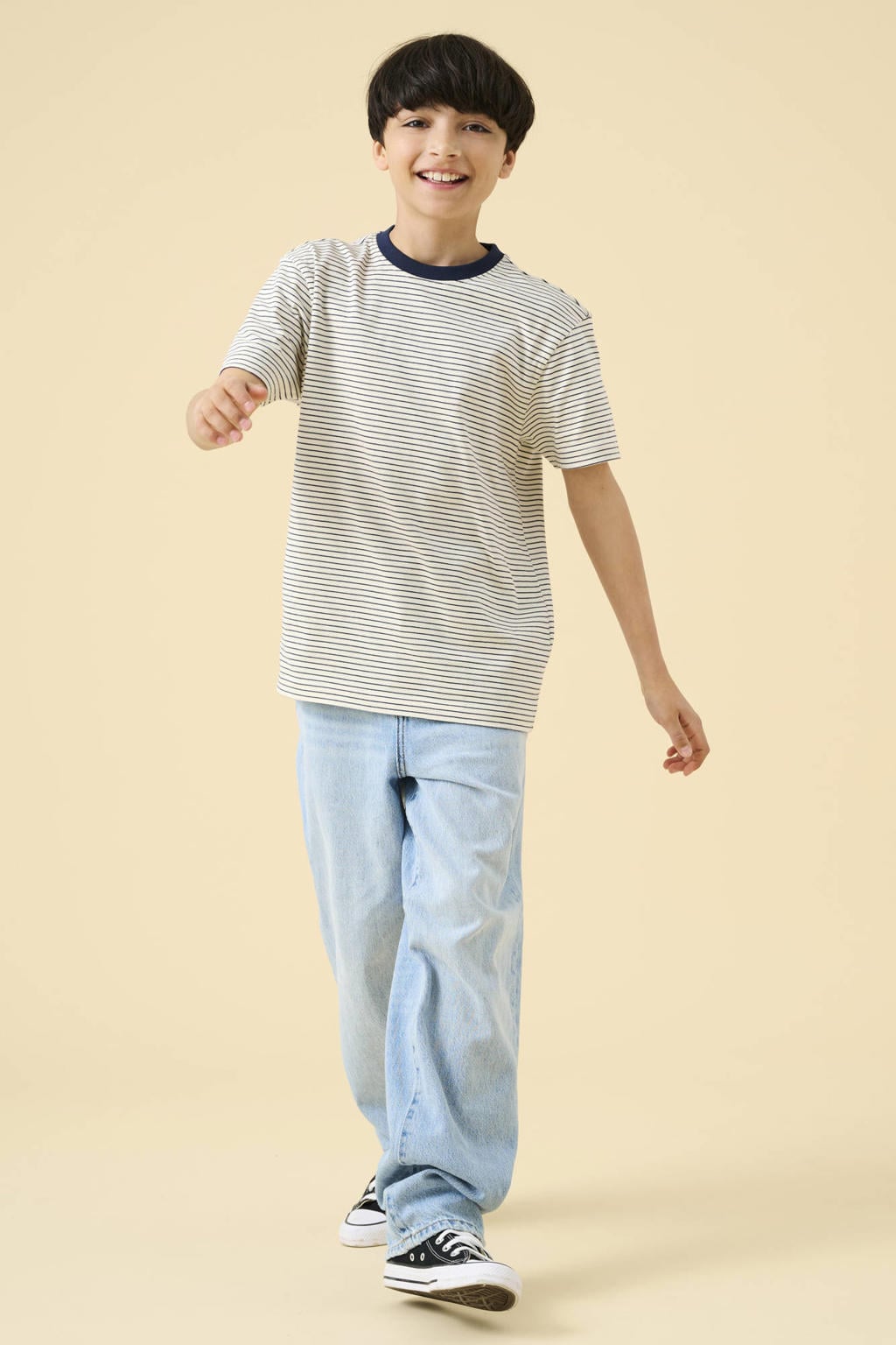 ONLY & SONS JUNIOR loose fit jeans baggy jeans light blue denim